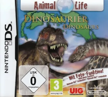 Animal Life - Dinosaurs (Europe) (En,Fr,De,Es,It) (NDSi Enhanced) box cover front